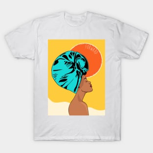 Portrait - Forward Turquoise T-Shirt